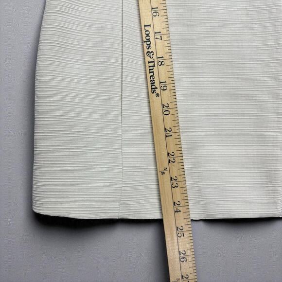 Eileen Fisher Cream Blazer Jacket S Textured Minimalist Workwear Quiet Luxury - Picture 8 of 8